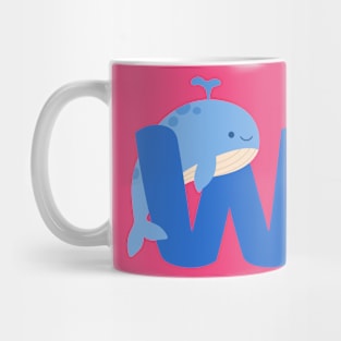 Animal alphabet W Mug